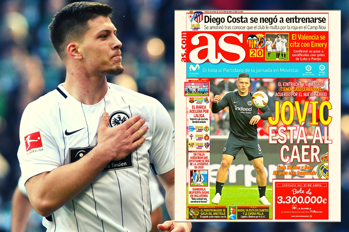 AS: Luka Jović uskoro stiže u Real Madrid